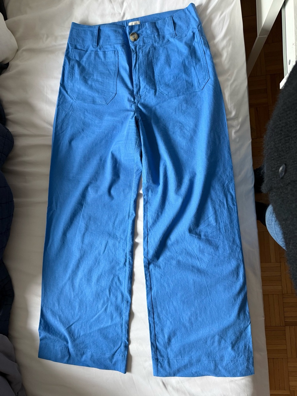 Maeve Wide-Leg Pants in Bright Blue
